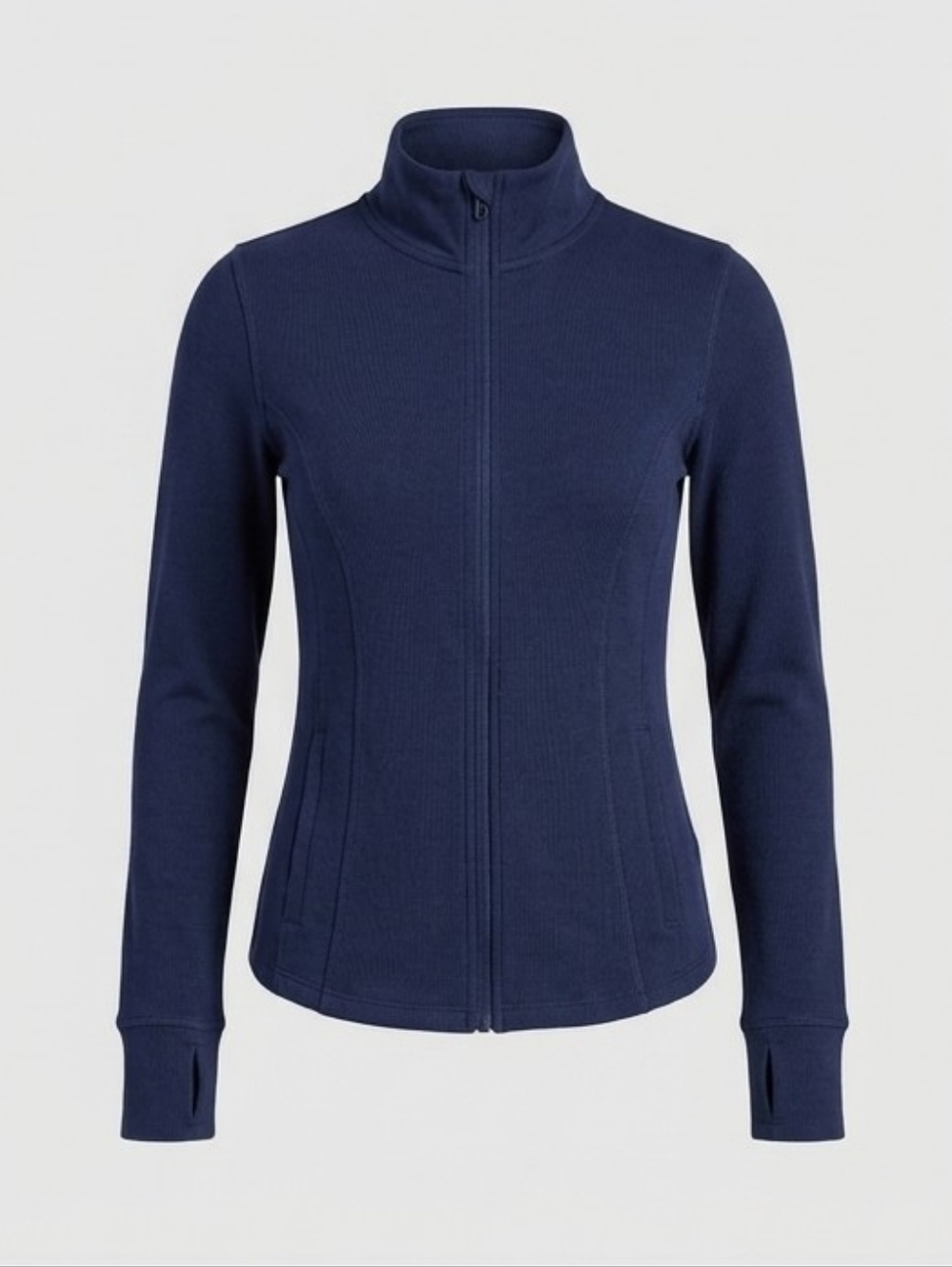 90 Degree By Reflex Navy Blue Zip-Up Jacket